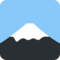 Mount Fuji emoji on Twitter